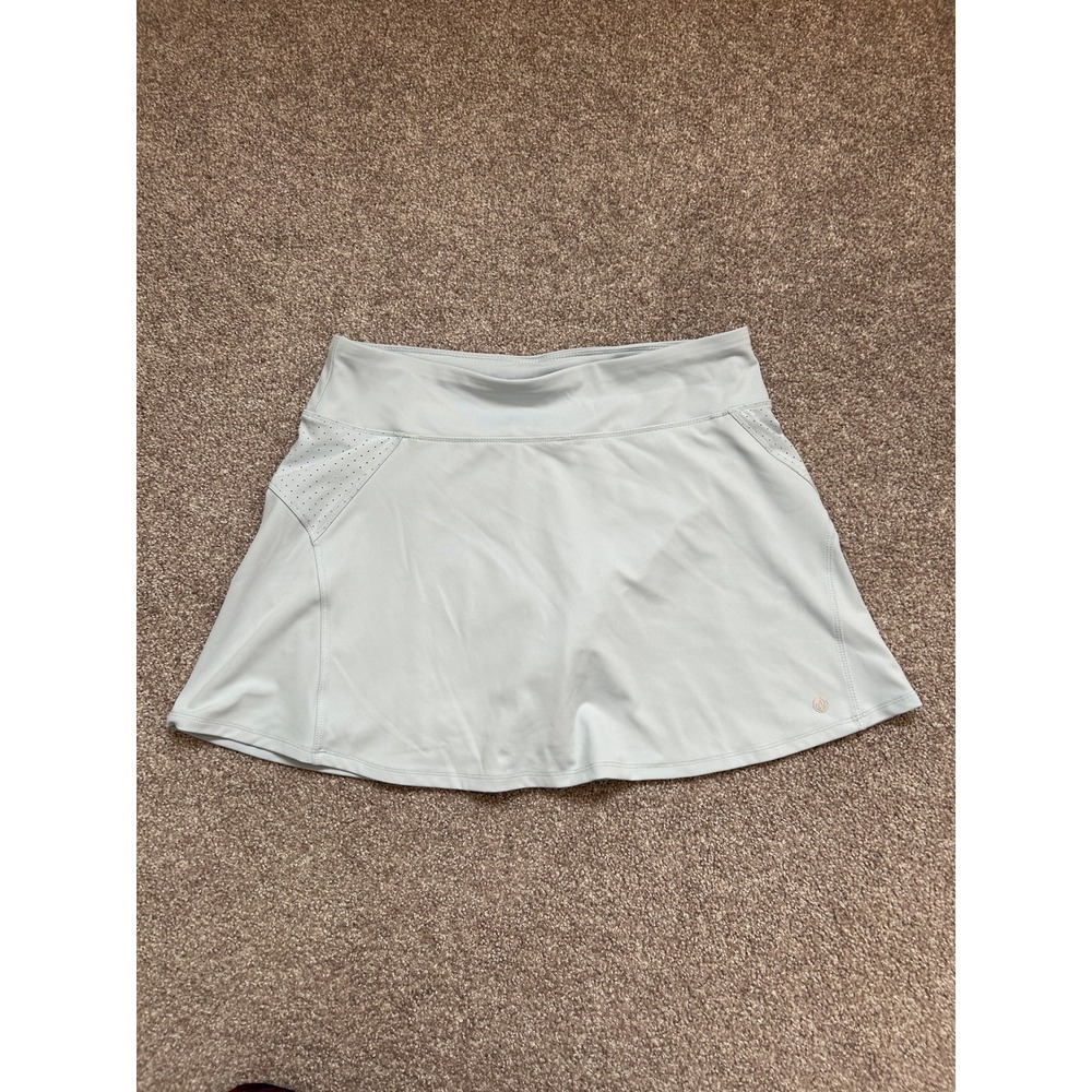 Apana Skort Womens Small Light Blue Excellent Perforated Active Tennis Skirt - Picture 2 of 11